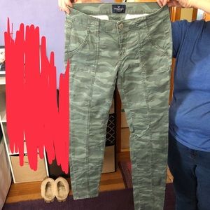American Eagle Camo Skinny Jeans